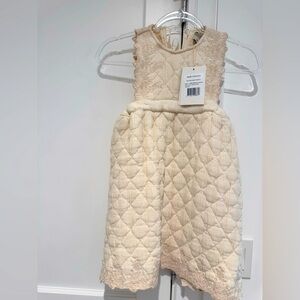 NWT Bebe organic girls Joan dress. Size 3Y.